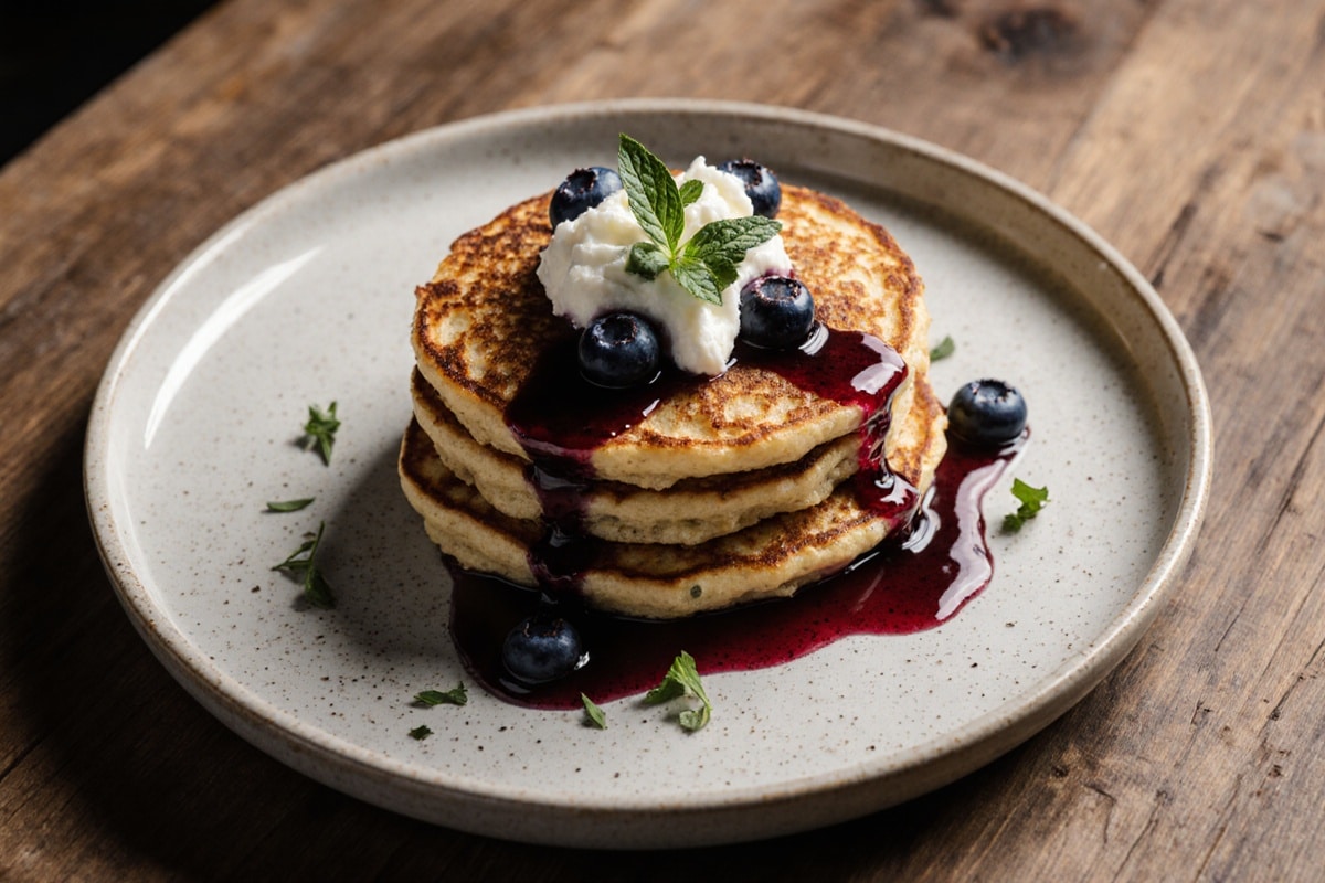 gordon ramsay blueberry ricotta pancakes