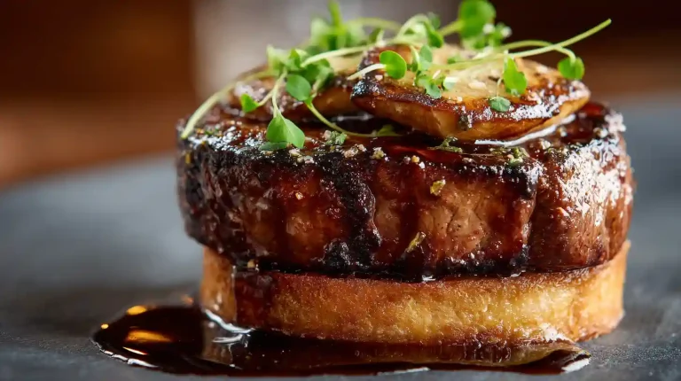 Gordon Ramsay Tournedos Rossini with foie gras and Madeira reduction