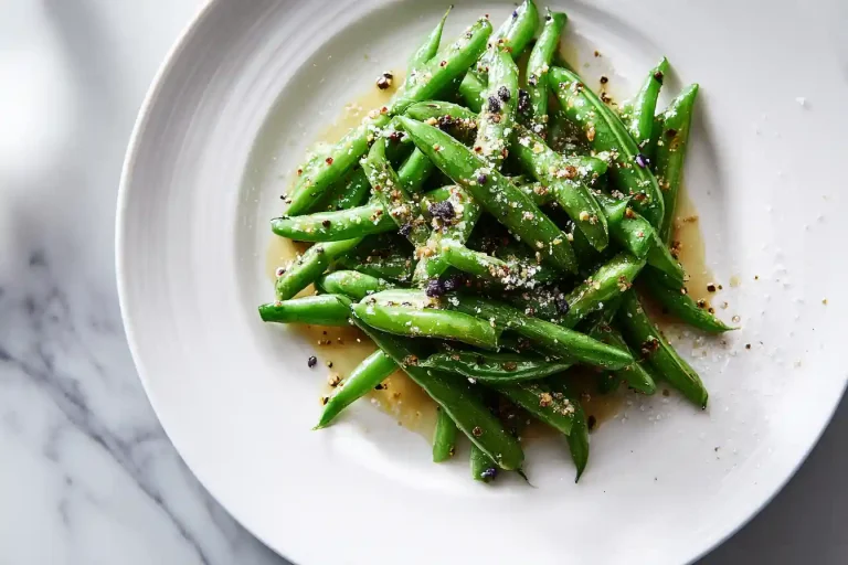 gordon ramsay green beans with mustard dressing