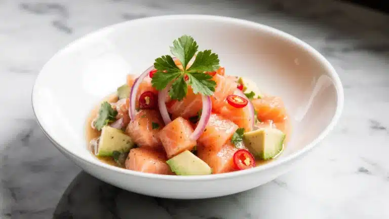 gordon ramsay salmon ceviche