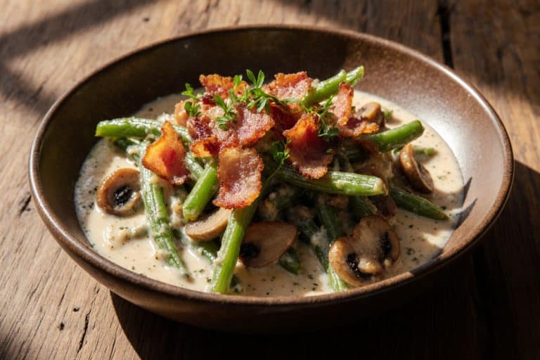 gordon ramsay green beans casserole with bacon