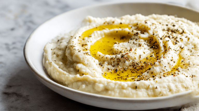 A creamy cauliflower puree by Gordon Ramsay.