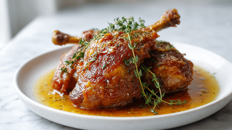 Gordon Ramsay Duck Confit Recipe 6 Gordon Ramsay duck confit showcasing crispy duck legs and aromatic sauce