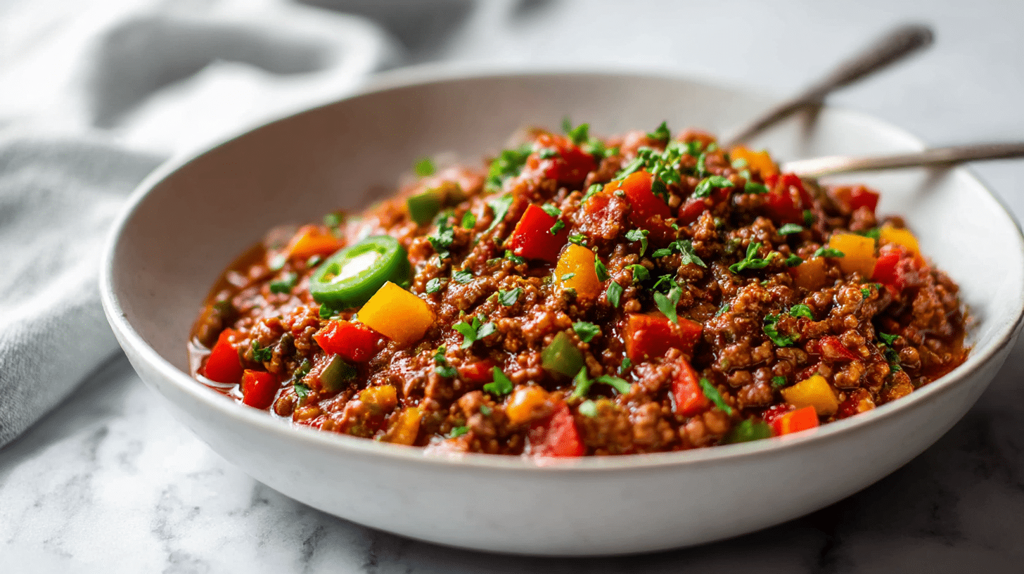 gordon ramsay texas chili close up