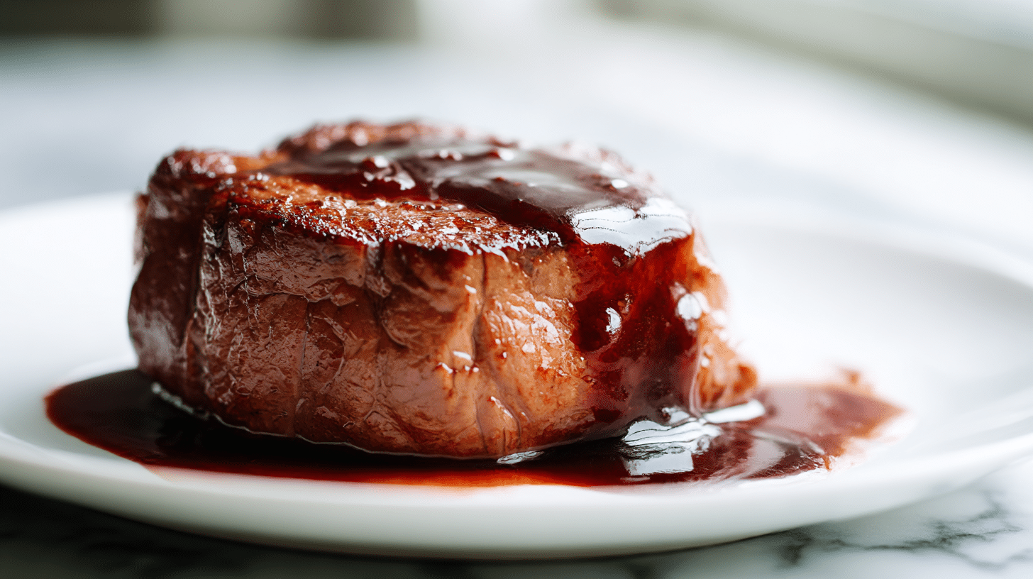 gordon ramsay red wine jus steak plating