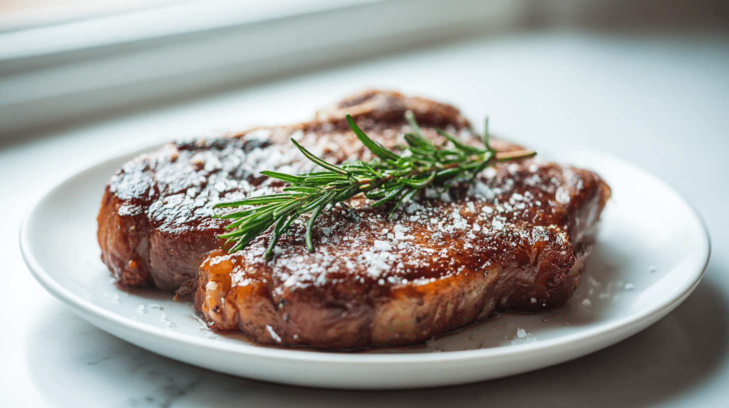 gordon ramsay barbecue steak beautifully presented